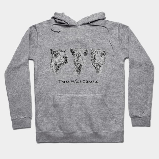 Three wise camels Hoodie by dizzycat-biz